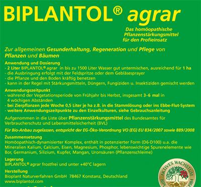 BIPLANTOL® agrar, 100 мл (professional)